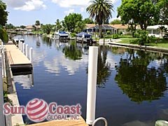 View Down the Canal From Sail Harbour